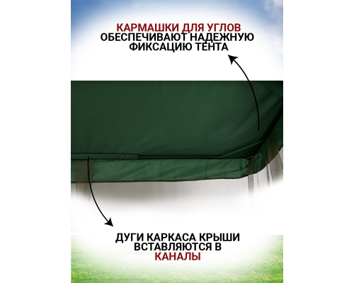 АМС Модельная 230*140 (Зеленая-Хаки)