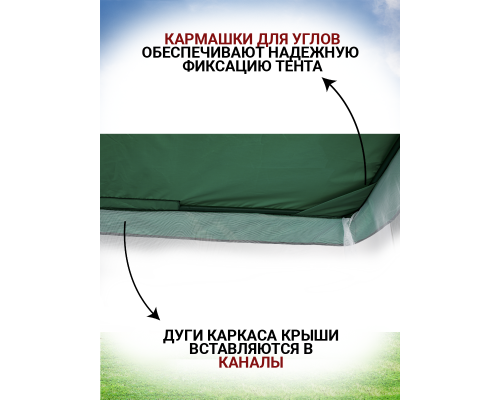 АМС Модельная 185*120 (Трава-Белая)