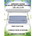 Комплекты на матрас 130*45 (Сине-Белый/Oxford210)
