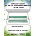 Комплекты на матрас 130*45 (Зелено-Белый/Oxford210)