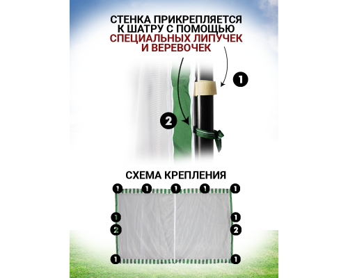Стенка с москитной сеткой S4130